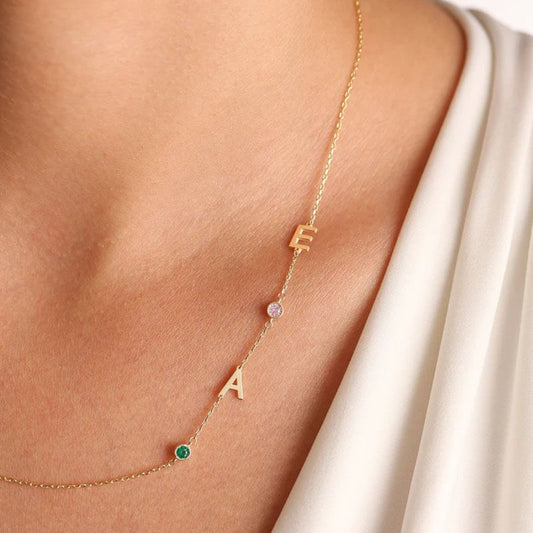 Letter Necklace Beautiful Style Minimalist